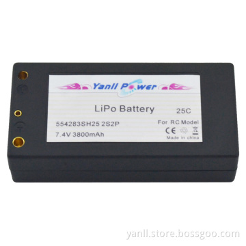 RC Car Battery Pack 2S2P 4000mAh 40C